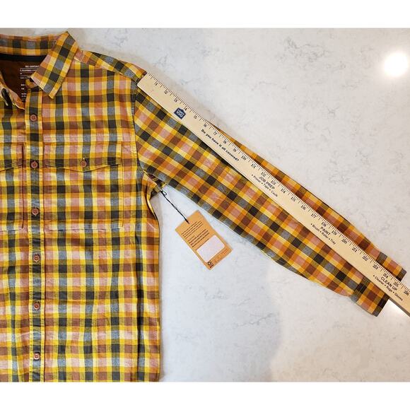 REI Co-Op Heritage Men's Size Small Wallace Lake Flannel Shirt ~NWT *Minor Flaw* - Picture 8 of 10